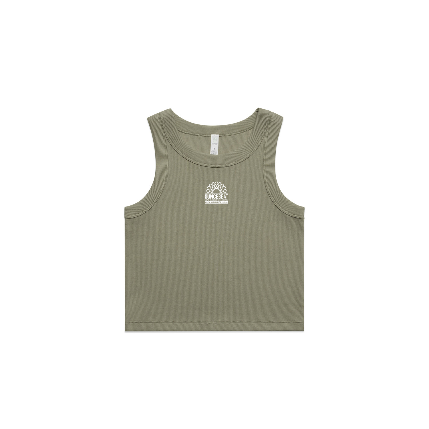 Suncebeat 2026 - Women's Organic Rib Crop Tank
