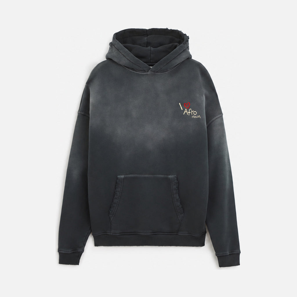 I Love Afro Washed Hoodie