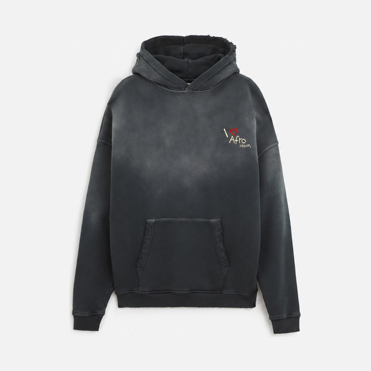 I Love Afro Washed Hoodie