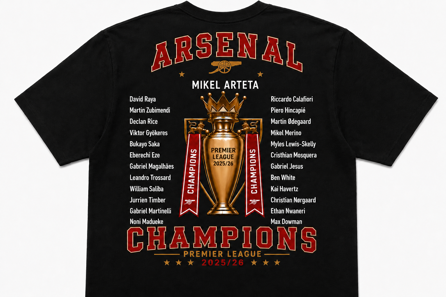 Arsenal Champions Mens T-shirt