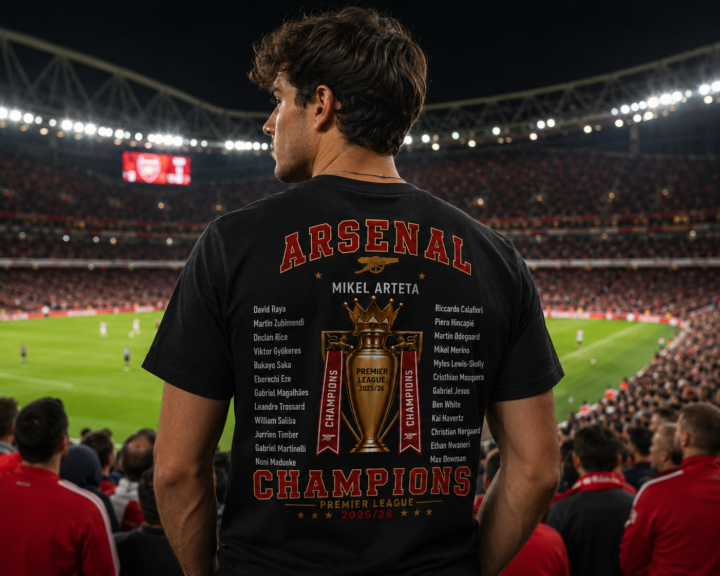 Arsenal Champions Mens T-shirt