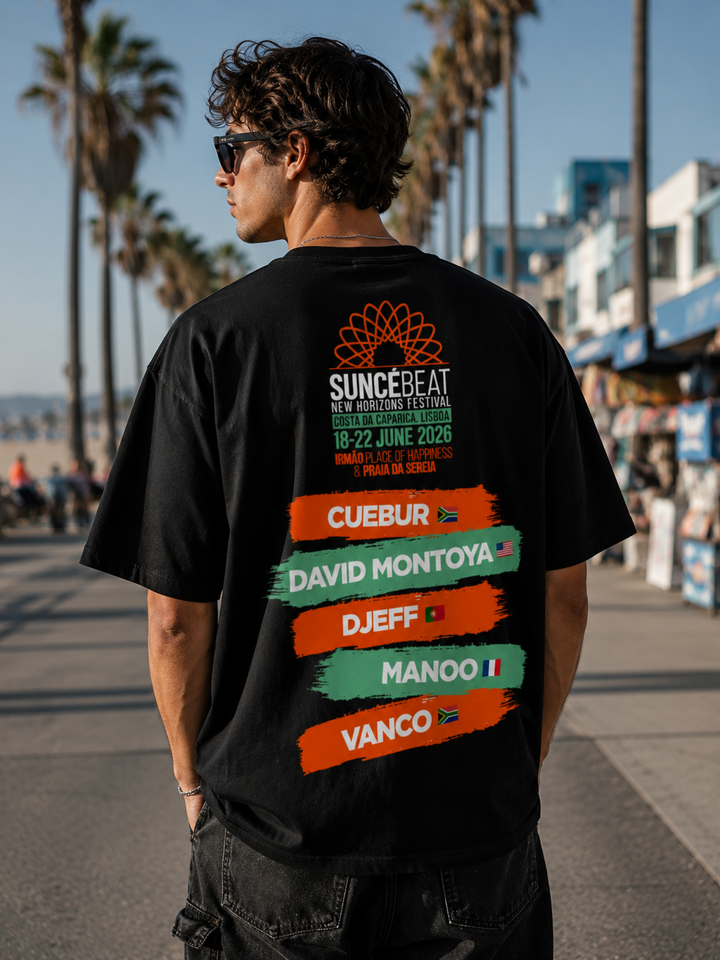 Cabeau Suncebeat 2026 - Black Tee