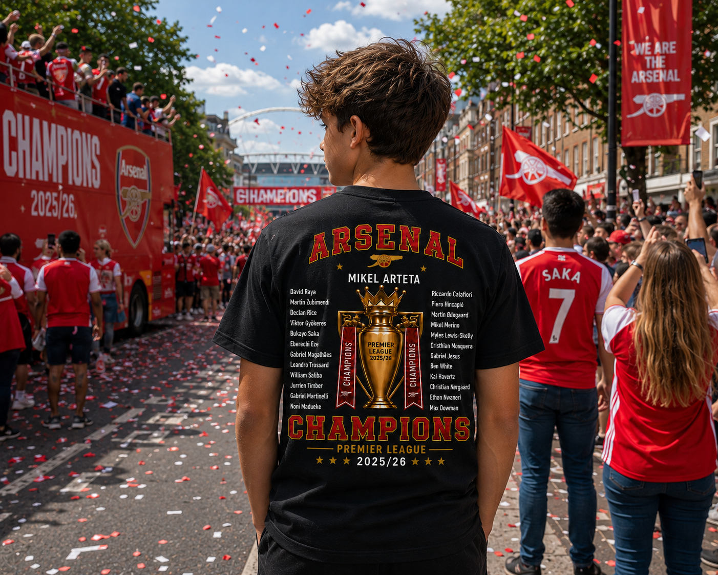 Arsenal Champions - Youth Classic Tee