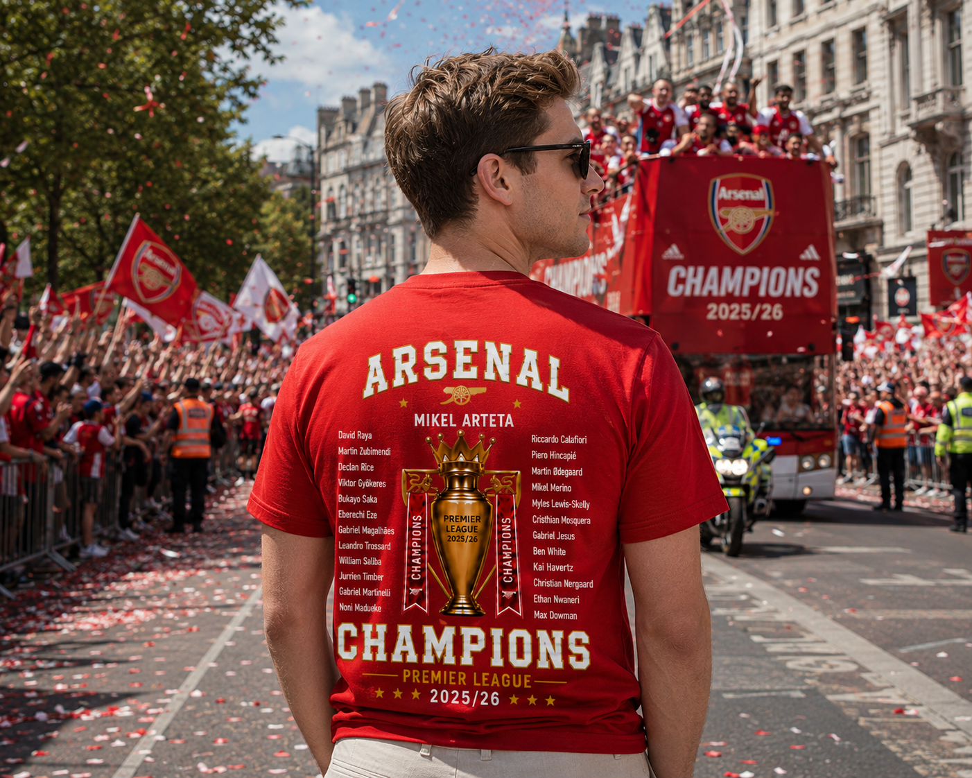 Arsenal Champions Mens T-shirt