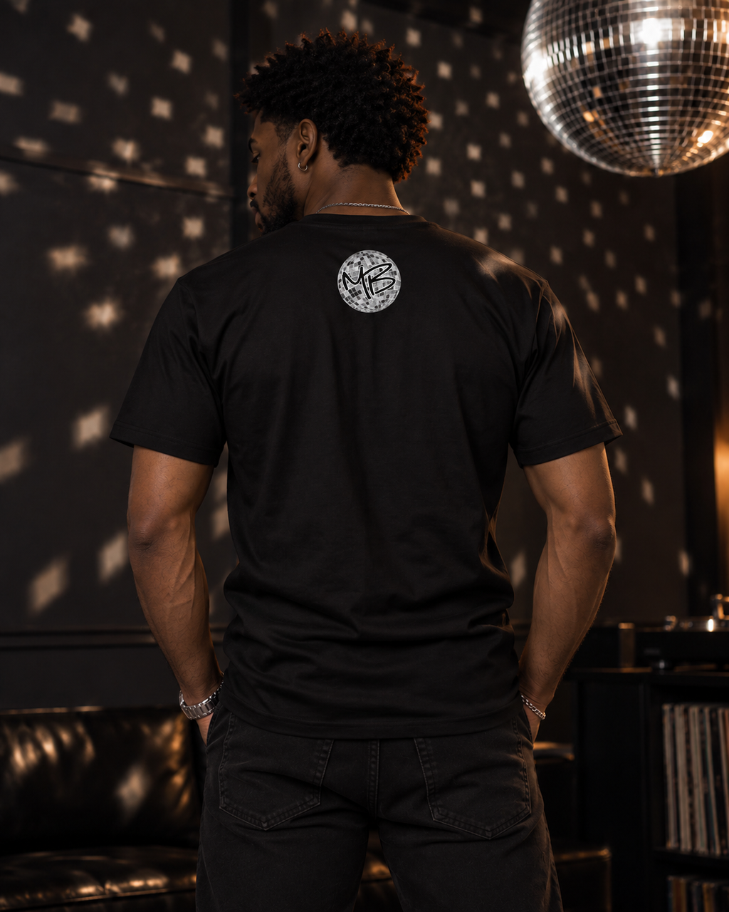Mirror Ball Script Logo T-Shirt