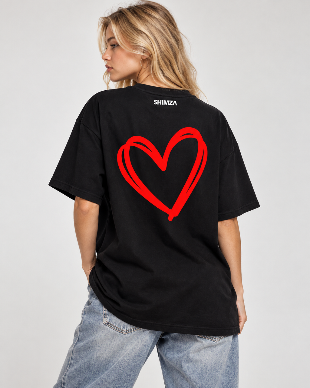 I Love Afro Heart Heavyweight T-Shirt