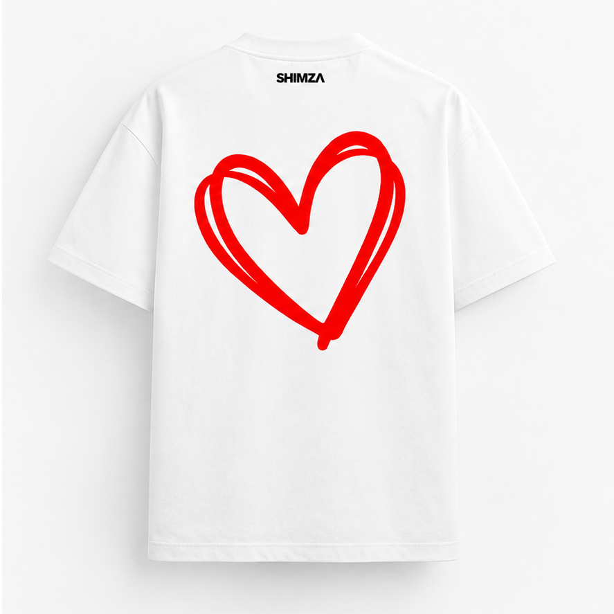 I Love Afro Heart Heavyweight T-Shirt