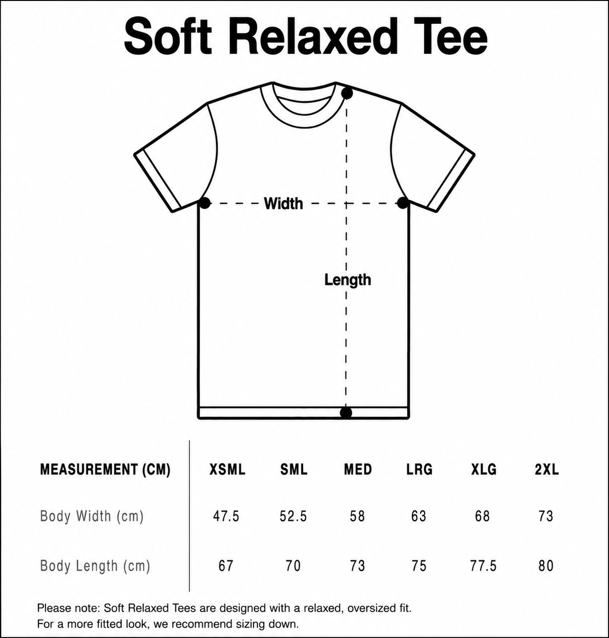 Size guide for Arsenal Champions Mens T-shirt